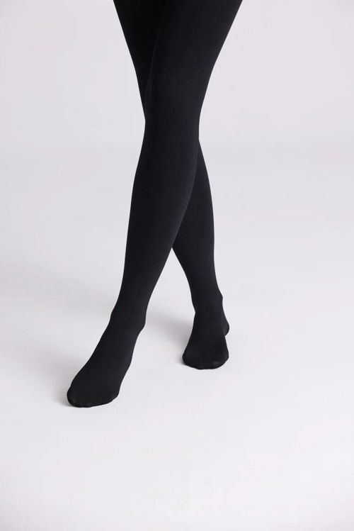 Picture of 36981 - BLACK BOYS/GIRLS HIGH QUALITY THERMAL KIDS TIGHTS